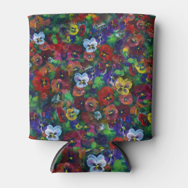 Golden Afternoon Pansies by Jason Street Dosenkühler (Vorderseite)