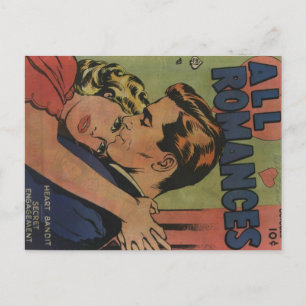 Golden Age Comic Art - Alle Romanzen Postkarte