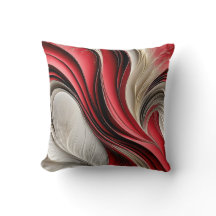 Golden Air – Cranberry & Champagne Flowing Abstrak