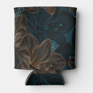 Golden Amaryllis: Vintager Luxus-Flora. Dosenkühler