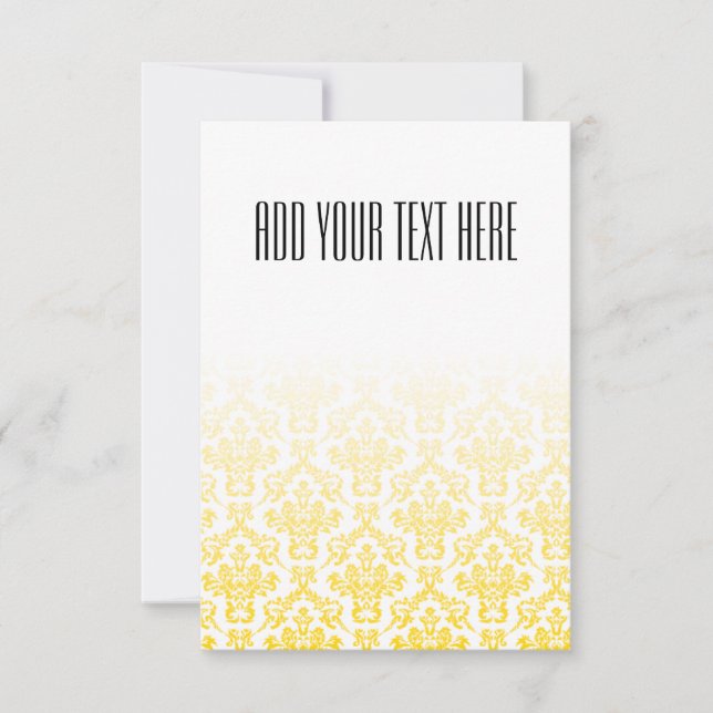 Golden and White Damask Muster (Vorderseite)