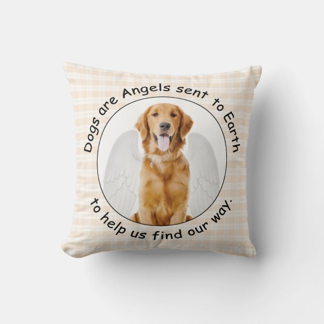 Golden Angel Pillow Kissen (Vorderseite)