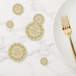 Golden Anniversary Table Confetti Konfetti