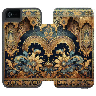 Golden Arabesque iPhone 6 digitale Brieftasche Incipio Watson™ iPhone 5 Geldbörsen Hülle