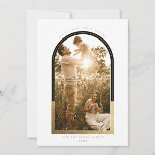 Golden Arch Holiday Foto-Karte Einladung