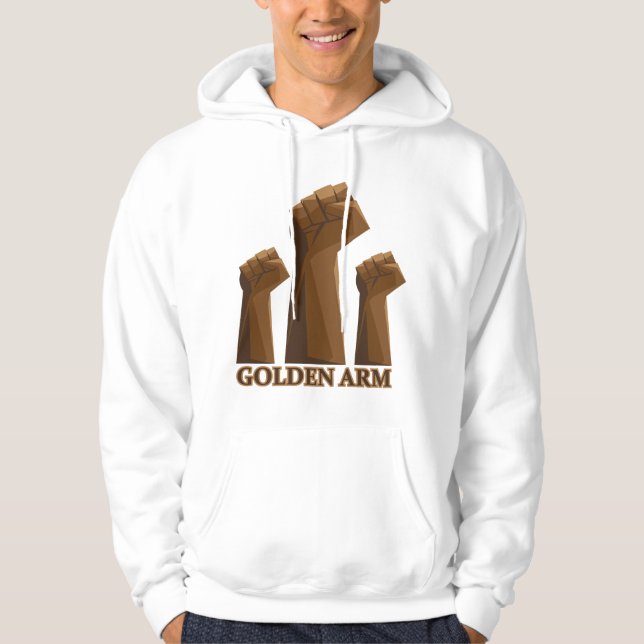 Golden Arm Expert Pipe Welder Gift Hoodie (Vorderseite)