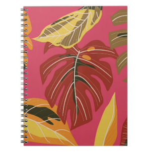 Golden Art Deco Naturparadies Notizblock