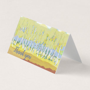 Golden Aspens Dankeschön Karte