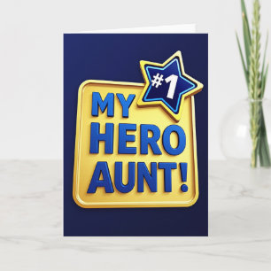 Golden Aunt Hero Auszeichnung Karte