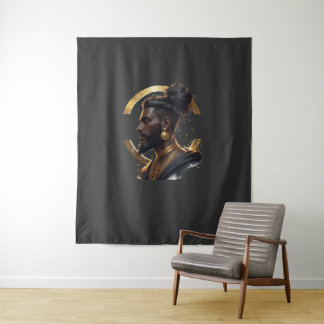 Golden Aura Tee Wandteppich