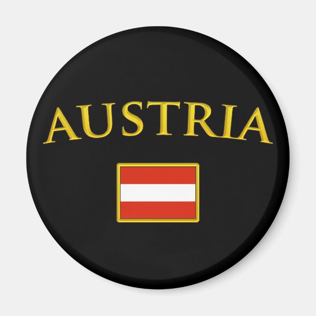 Golden Austria Magnet (Vorne)