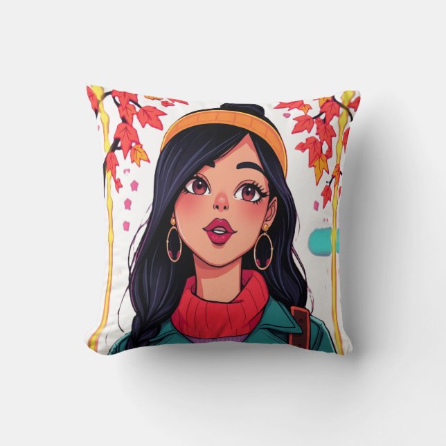 ✨ Golden Autumn Dream ✨ Kissen (Vorderseite)