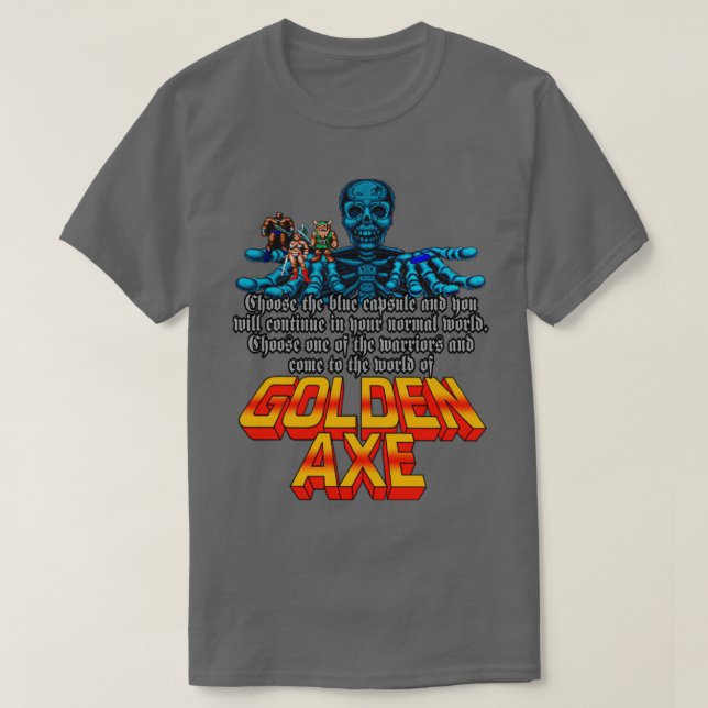 Golden ax Kapsel T-Shirt (Design vorne)