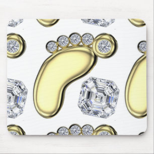 Golden Baby Foot Mousepad