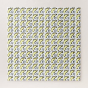 Golden Baby Foot Puzzle