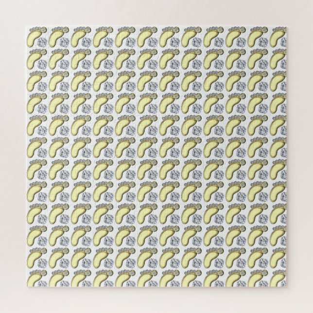 Golden Baby Foot Puzzle (Vertikal)