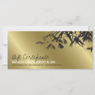 Golden Bamboo Blätter Zen Wellness-Center Geschenk