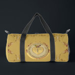 Golden bei der Hochzeit zum 1./50. Duffle Bag<br><div class="desc">Leider, eine wunderschöne duffle Tasche für sie zu Ehren Ihres 1. oder 50. Hochzeitstag mit einem Herz-Emblem und Medaillon Text, wie besonders ist das?! Goldener Ocker mit verzierter Herzgrafik, für eine Touch des Romantik. Wenn Sie eine Anpassung oder Illustration nur für Sie, einfach schreiben Sie mir und ich komme gleich...</div>
