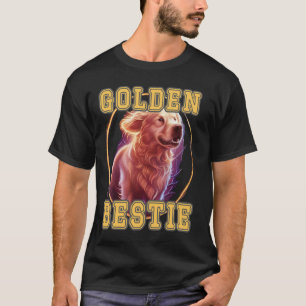GOLDEN BESTIE süßes Golden Retriever-Eltern-Design T-Shirt