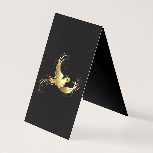 Golden Bird im schwarzen Hintergrund (Rückseite)