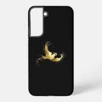 Golden Bird im schwarzen Hintergrund