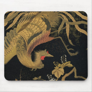 Golden Bird Japanische Klassik Antike Mousepad