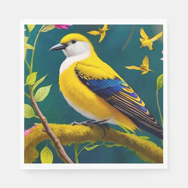 Golden Bird Serviette (Vorderseite)