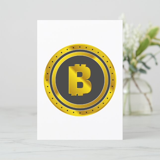 Golden Bitcoin Einladung (Von Creator hochgeladen)