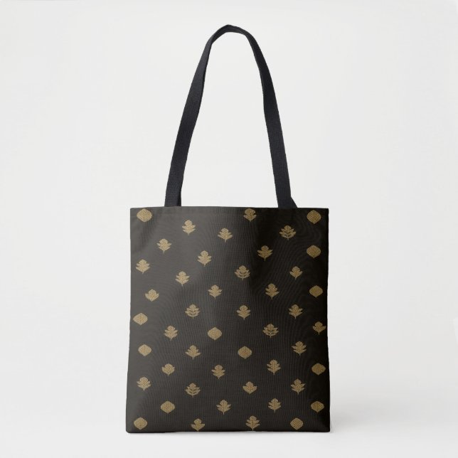 Golden Black Tote Bag (Vorderseite)