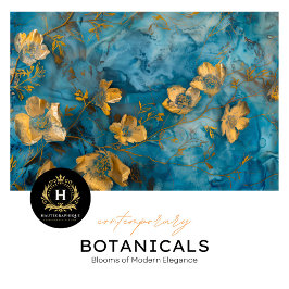 Golden Bloom Botanic Tissue Seidenpapier