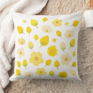 Golden Bloom Luxe Pillow Kissen