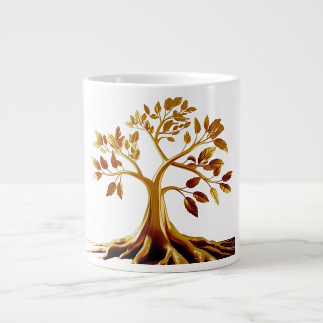 Golden Bloom Spezielle Tasse (Vorderseite)