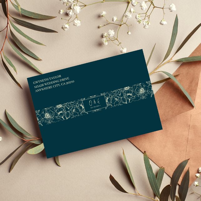 Golden Bloom Wedding Einladung Bly Band (Von Creator hochgeladen)