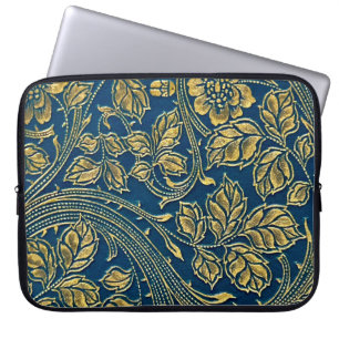 Golden Blossom Elegance Electronics Bag Laptopschutzhülle