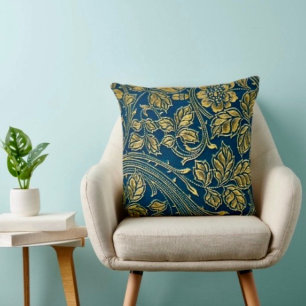 Golden Blossom Kissen