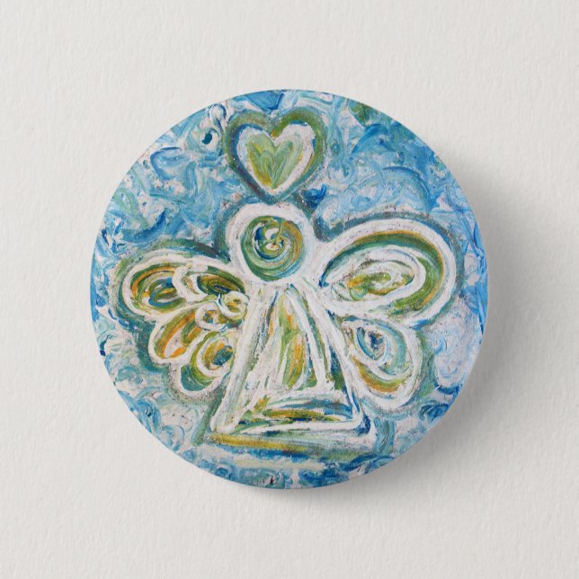 Golden Blue Angel Button (Vorderseite)