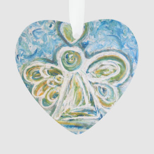 Golden Blue Angel Kunst, Dichtung und Musik Ornament