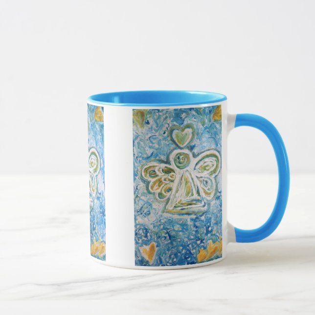 Golden Blue Angel Tasse (Rechts)