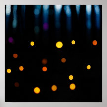 Golden & Blue Bokeh - Abstrakte Fotografie