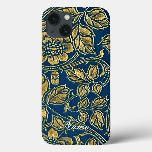 Golden Blue Case-Mate iPhone Hülle (Rückseite)