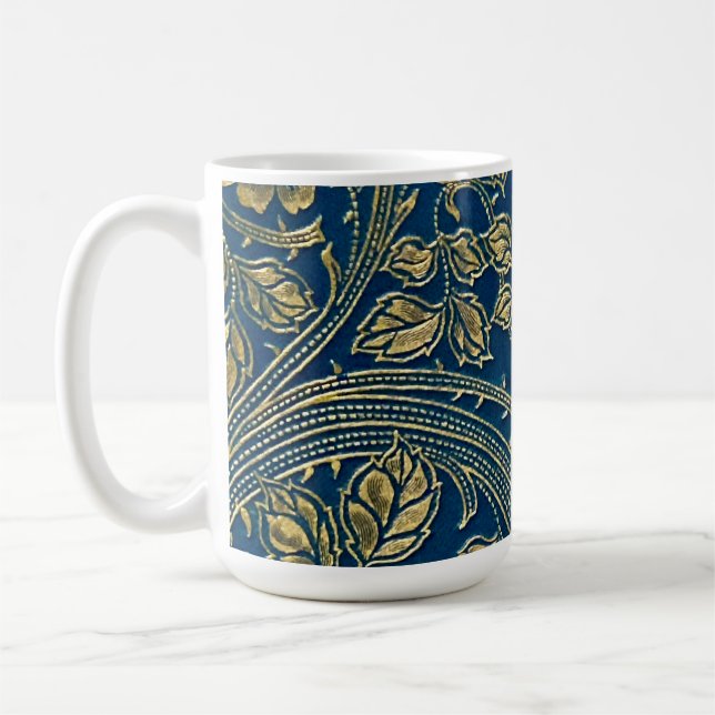 Golden Blue Elegance Kaffeetasse (Links)
