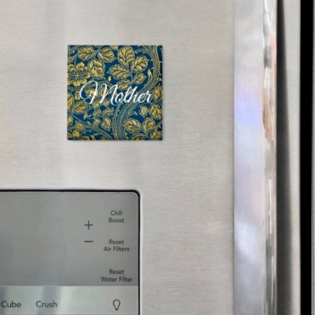 Golden Blue Elegance  Magnet (Von Creator hochgeladen)