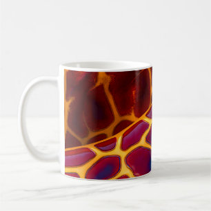 Golden Blue Giraffen Kaffeetasse