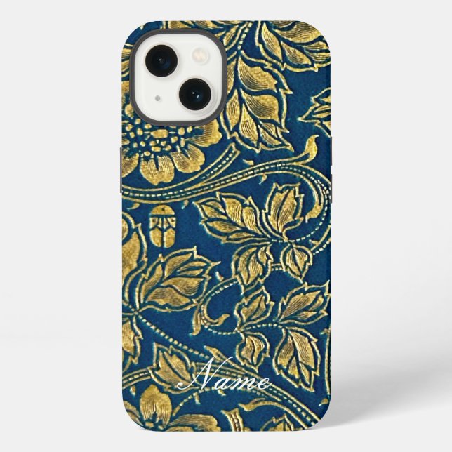 Golden Blue iPhone Hülle (Rückseite)
