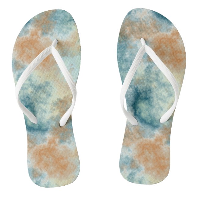 Golden Blue Sky Flip Flops (Fußbett)