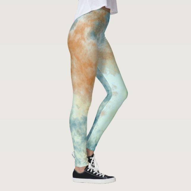 Golden Blue Sky Leggings (Rechts)