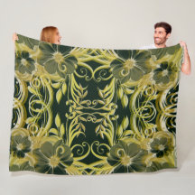 golden, Blume, Fantasie, elegant, mustergültig, su