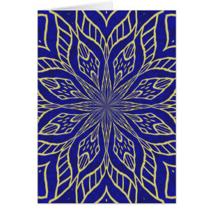 Golden Blume Mandala