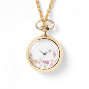 Golden Blume Timex Armbanduhr