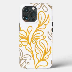 Golden Boho Leaf Design Case-Mate iPhone Hülle